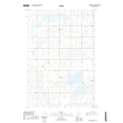 2020 Map of Coldwater Lake NW, 2020 Print