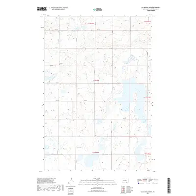 2018 Map of Coldwater Lake SW, 2018 Print