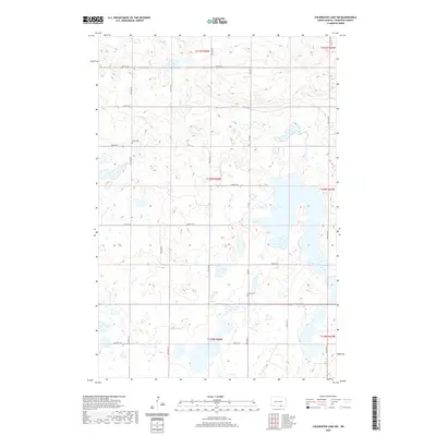2020 Map of Coldwater Lake SW, 2020 Print