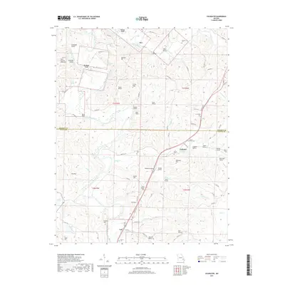 2017 Map of Coldwater, 2017 Print