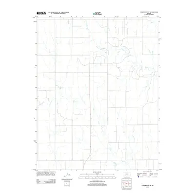 2012 Map of Coldwater NE, 2012 Print