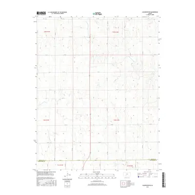 2015 Map of Coldwater NE, 2015 Print