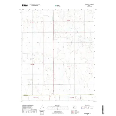 2018 Map of Coldwater NE, 2018 Print