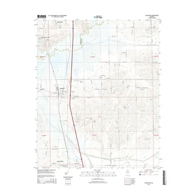 2015 Map of Coldwater, 2015 Print