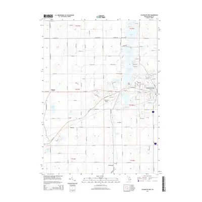 2014 Map of Coldwater West, 2014 Print