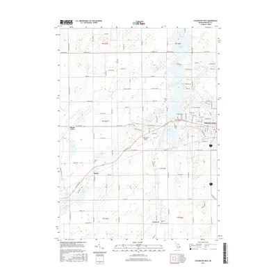 2017 Map of Coldwater West, 2017 Print