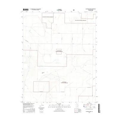 2016 Map of Coldwater West, 2016 Print
