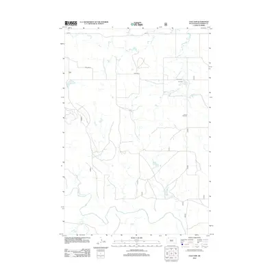 2012 Map of Cole Dam, 2012 Print