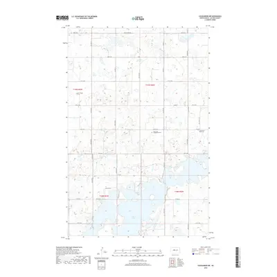 2018 Map of Coleharbor NW, 2018 Print