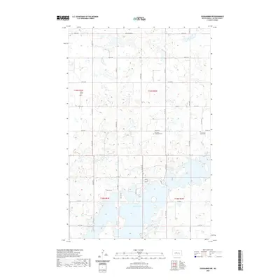 2020 Map of Coleharbor NW, 2020 Print