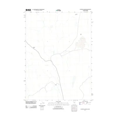 2011 Map of Coleman Canyon, 2011 Print