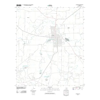 2010 Map of Coleman, 2010 Print