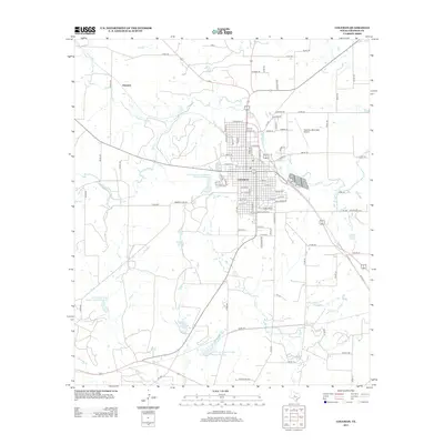 2013 Map of Coleman, 2013 Print
