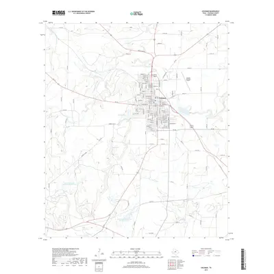 2019 Map of Coleman, 2019 Print