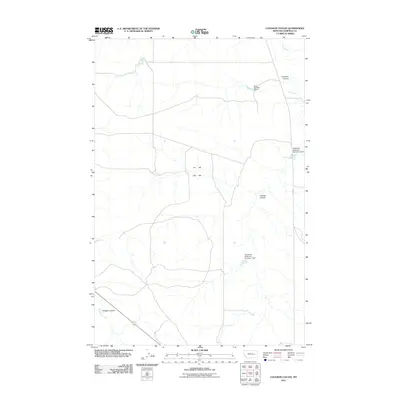 2011 Map of Coleman Coulee, 2011 Print