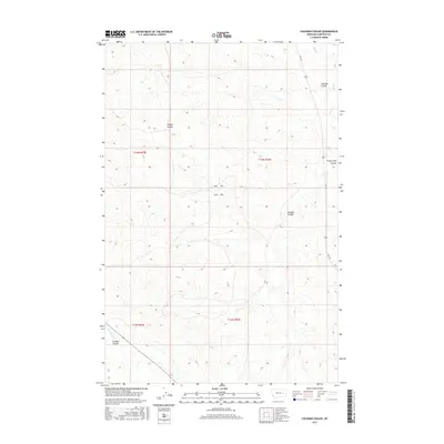 2017 Map of Coleman Coulee, 2017 Print