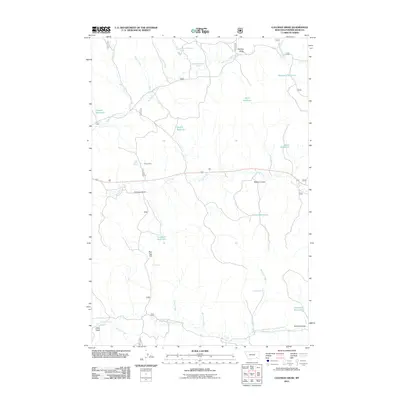 2011 Map of Coleman Draw, 2011 Print