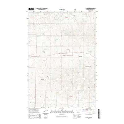 2014 Map of Coleman Draw, 2014 Print