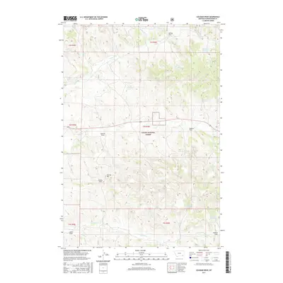 2017 Map of Coleman Draw, 2017 Print