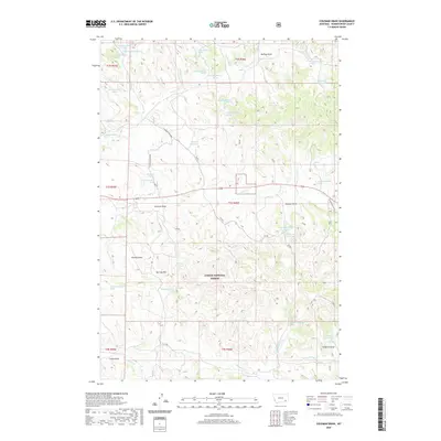 2020 Map of Coleman Draw, 2020 Print