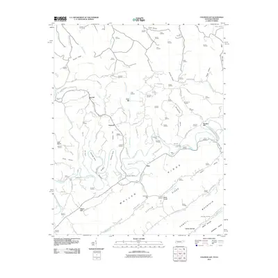 2010 Map of Coleman Gap, 2010 Print