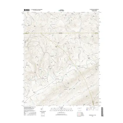 2016 Map of Coleman Gap, 2016 Print