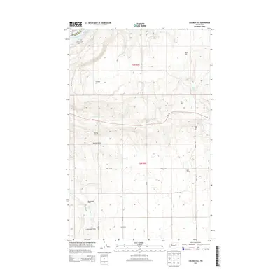 2014 Map of Coleman Hill, 2014 Print