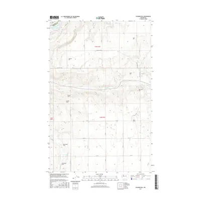 2017 Map of Coleman Hill, 2017 Print