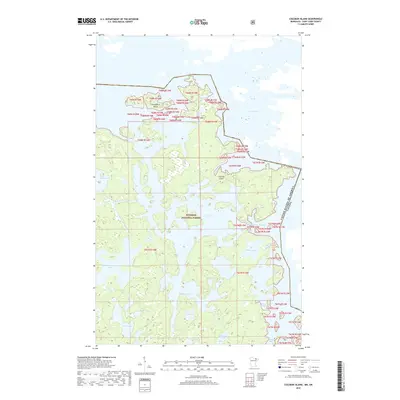 2019 Map of Coleman Island, 2019 Print
