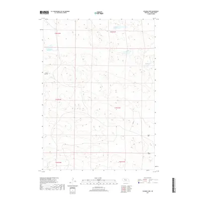 2017 Map of Coleman Lake, 2017 Print