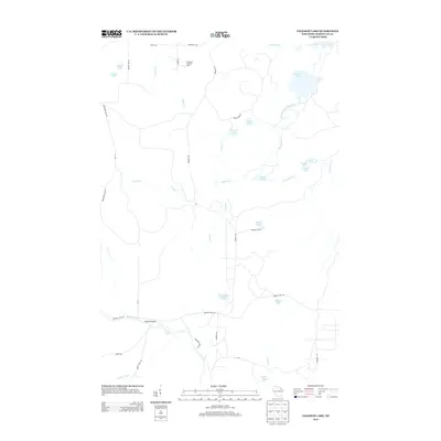 2013 Map of Coleman Lake, 2013 Print