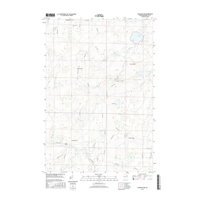 2015 Map of Coleman Lake, 2015 Print