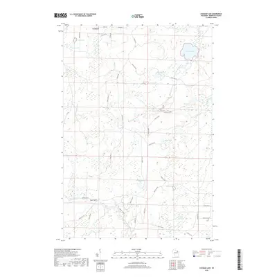 2018 Map of Coleman Lake, 2018 Print