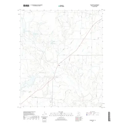 2019 Map of Coleman NE, 2019 Print