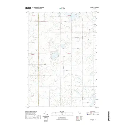 2019 Map of Coleman NE, 2019 Print
