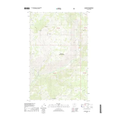 2020 Map of Coleman Peak, 2020 Print