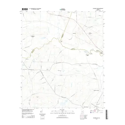 2014 Map of Colemans Lake, 2014 Print