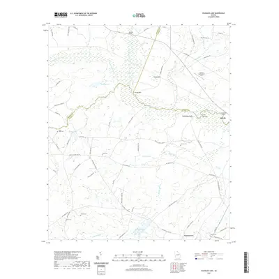 2020 Map of Colemans Lake, 2020 Print