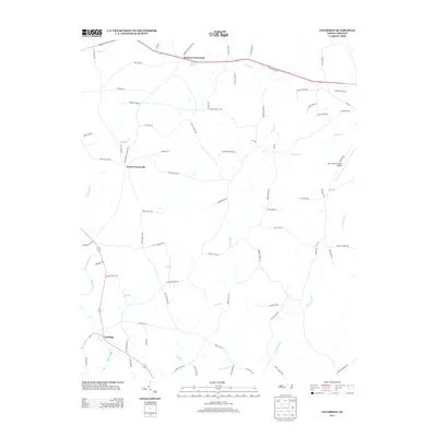 2013 Map of Coleridge, 2013 Print