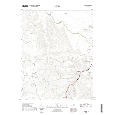 2019 Map of Colesburg, 2019 Print