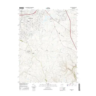 2016 Map of Coletown, 2016 Print