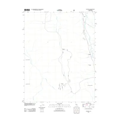 2012 Map of Coleville, 2012 Print