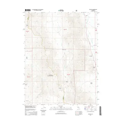 2015 Map of Coleville, 2015 Print