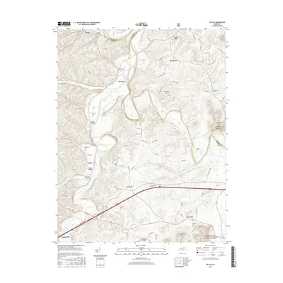 2016 Map of Colfax, 2016 Print