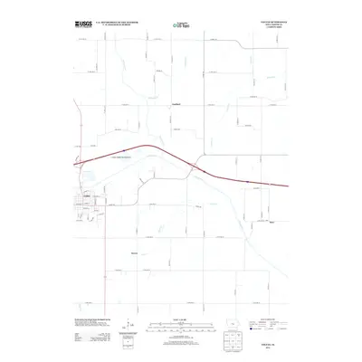 2013 Map of Colfax, 2013 Print