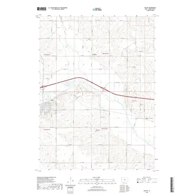 2018 Map of Colfax, 2018 Print