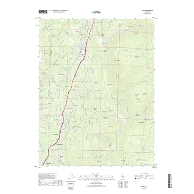 2018 Map of Colfax, 2018 Print