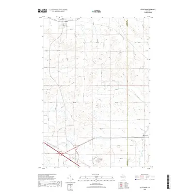 2018 Map of Colfax South, 2018 Print