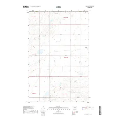 2017 Map of Colgan West, 2017 Print