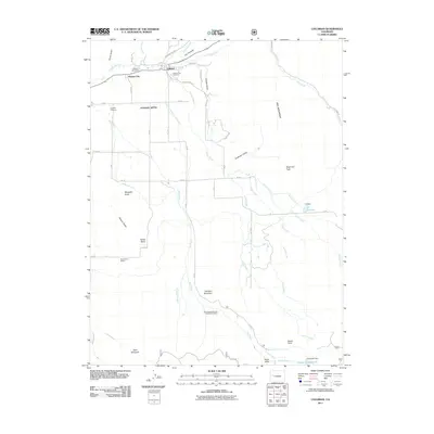 2011 Map of Collbran, 2011 Print